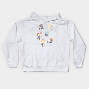 Mashle: Alphabet and Muscles Kids Hoodie